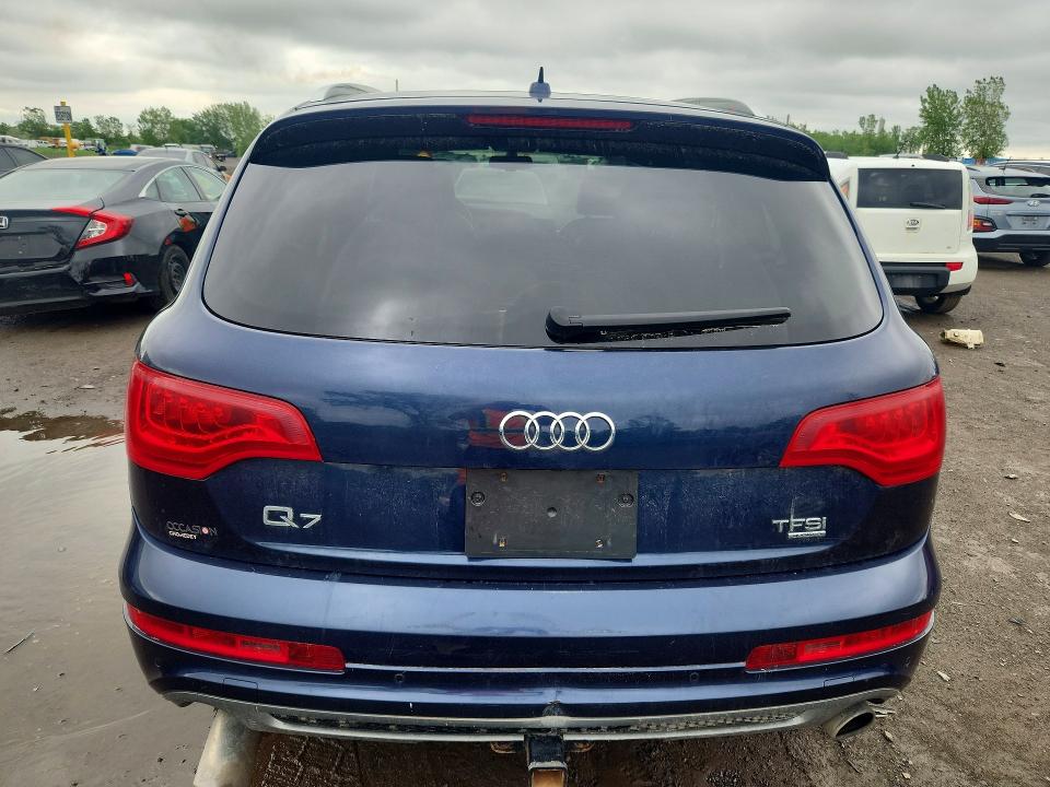 2015 Audi Q7 VIN WA1WGCFE6FD011722 COPART salvage auction — FRONT END, Qc - Gravement Accidente, sold $525 on 2026-07-21 (photo 6)