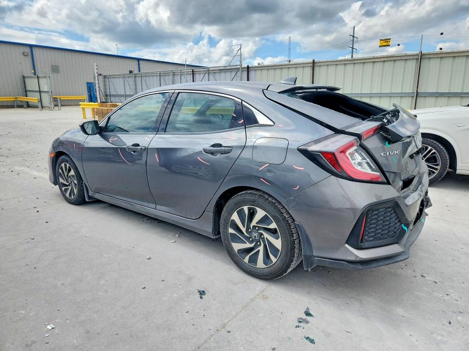 2017 Honda Civic VIN SHHFK7H20HU222861 COPART salvage auction — REAR END, Tx - Salvage Vehicle Title, sold $175 on 2026-07-24 (photo 2)
