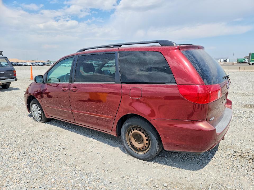 2008 Toyota Sienna VIN 5TDZK23C48S160359 COPART salvage auction — FRONT END, Ia - Dis/Dlr/Exp Only Clean Title, sold $450 on 2026-07-16 (photo 2)