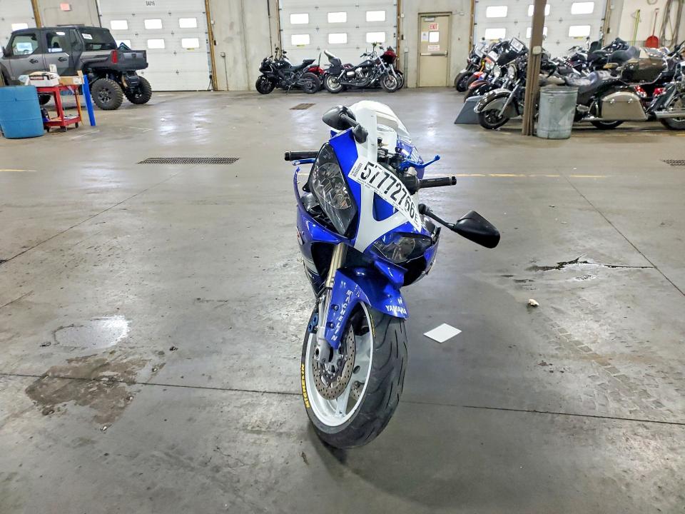 2001 Yamaha Yzfr1 VIN JYARN05E41A010843 COPART salvage auction — SIDE, MN - CERT OF TITLE-SALVAGE, sold $800 on 2026-07-28 (photo 2)