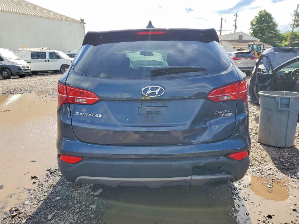 2014 Hyundai Santa fe VIN 5XYZTDLB3EG162208 COPART salvage auction — REAR END, Pa - Certificate Of Salvage, sold $2,150 on 2026-07-06 (photo 6)