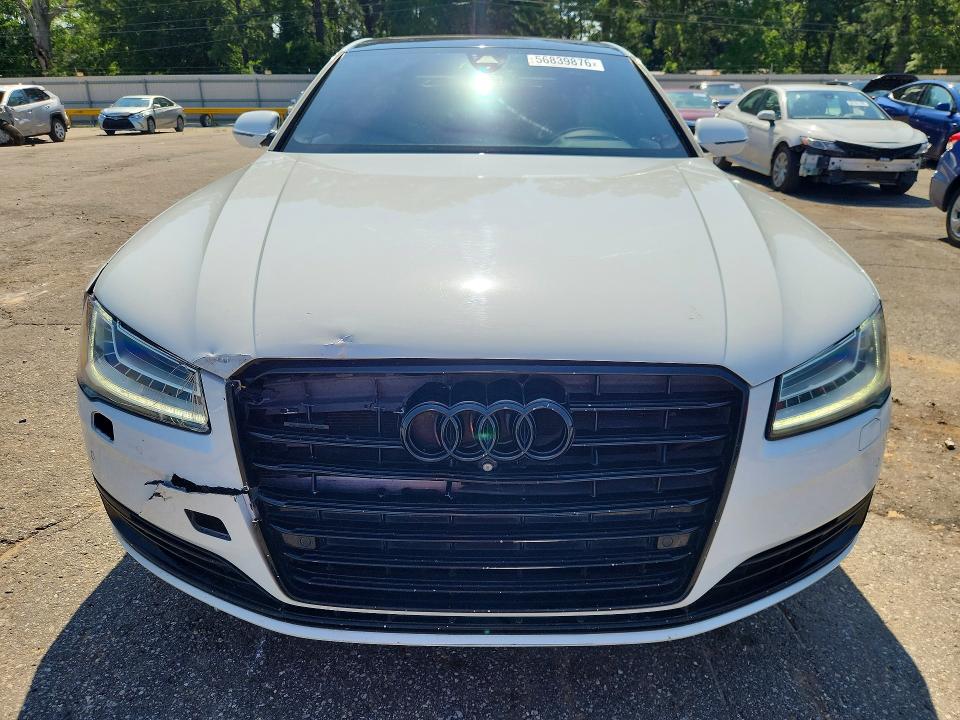 2016 Audi A8 VIN WAU34AFD2GN010783 COPART salvage auction — FRONT END, Va - Certificate Of Title, sold $3,600 on 2026-07-27 (photo 5)