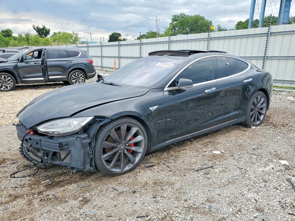 2014 Tesla Model s VIN 5YJSA1H20EFP66661 COPART salvage auction — FRONT END, Va - Certificate Of Title, sold $4,550 on 2026-07-29 (photo 1)