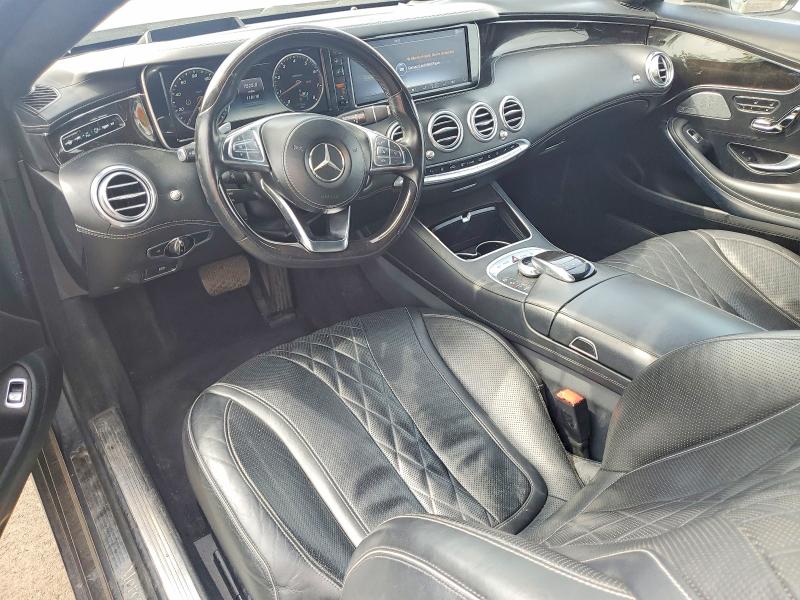 2016 Mercedes-benz S-klasse VIN WDDXJ8FB3GA015329 COPART salvage auction — MINOR DENT/SCRATCHES, In - Certificate Of Title, sold $11,100 on 2026-07-28 (photo 8)