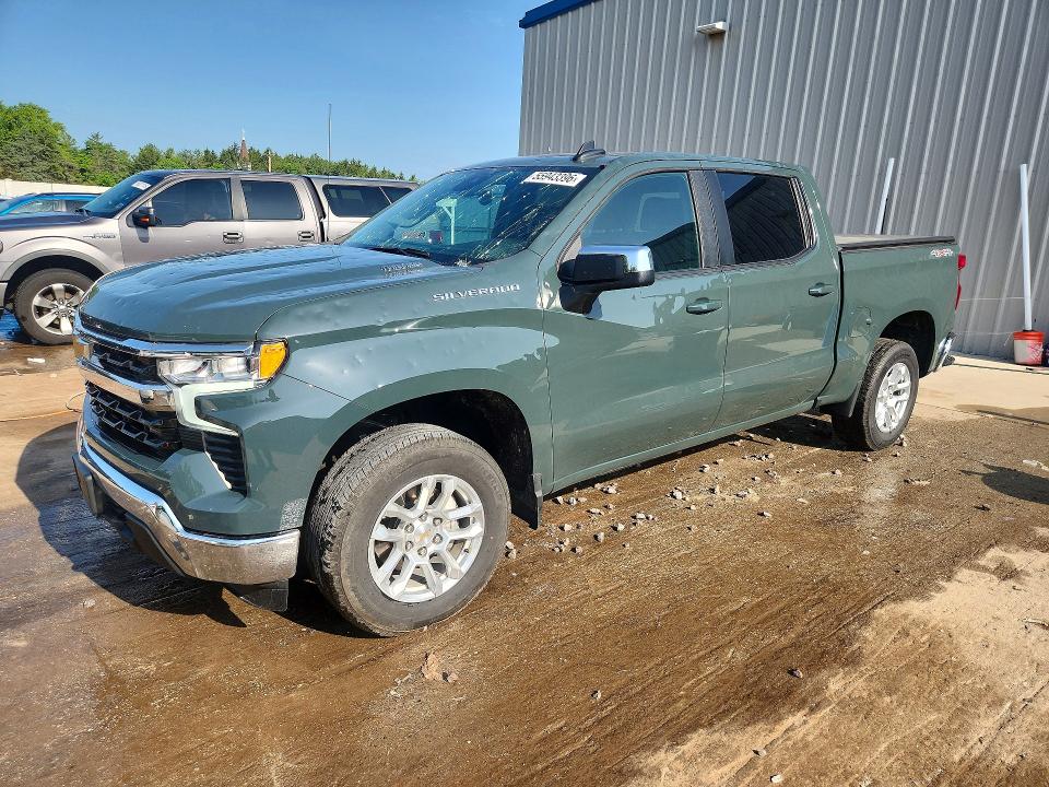 2025 Chevrolet Silverado VIN 1GCPKKEK4SZ204202 COPART salvage auction — HAIL, Wi - Salvage - Multiple Brands, sold $20,200 on 2026-07-20 (photo 1)