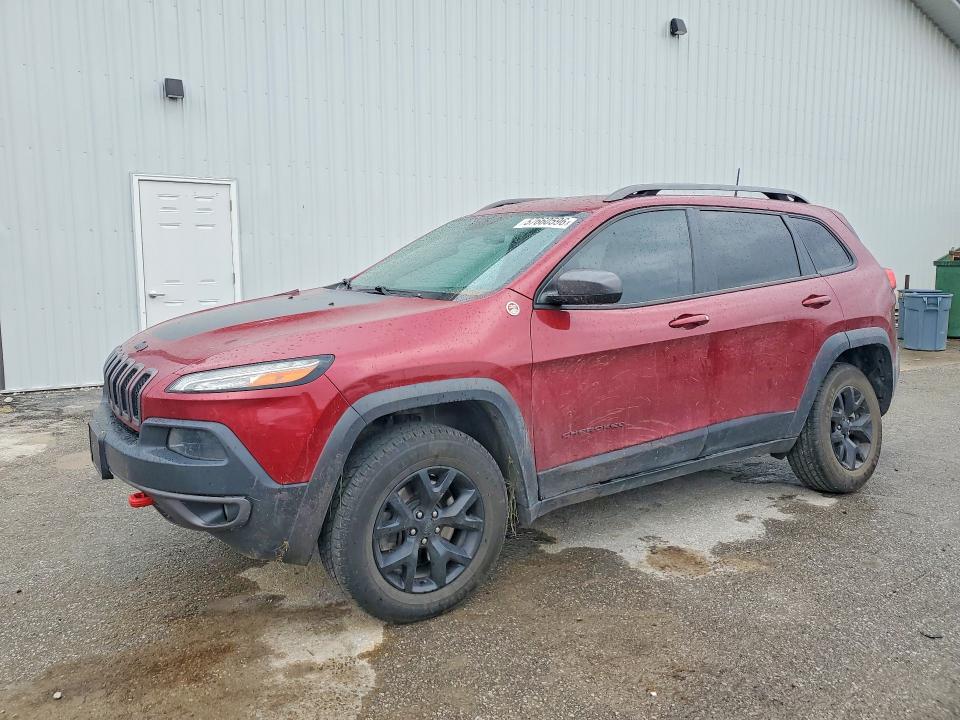 2016 Jeep Cherokee VIN 1C4PJMBB8GW154738 COPART salvage auction — UNDERCARRIAGE, Wv - Salvage Certificate, sold $2,650 on 2026-07-24 (photo 1)