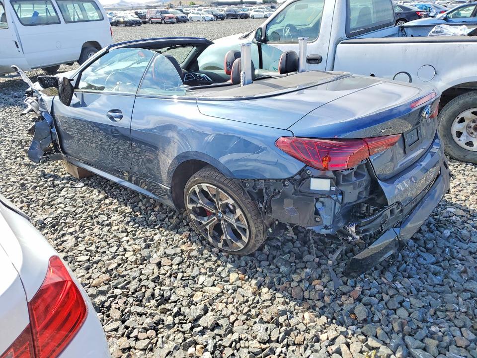 2025 BMW M440i VIN WBA73DB02SCU00148 COPART salvage auction — FRONT END, Ca - Salvage Certificate, sold $14,600 on 2026-07-09 (photo 2)
