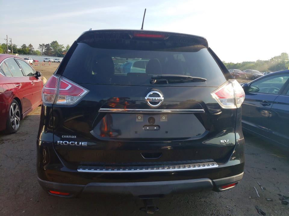 2015 Nissan Rogue VIN KNMAT2MT4FP583541 COPART salvage auction — FRONT END, Ct - Certificate Of Title, sold $850 on 2026-07-17 (photo 6)