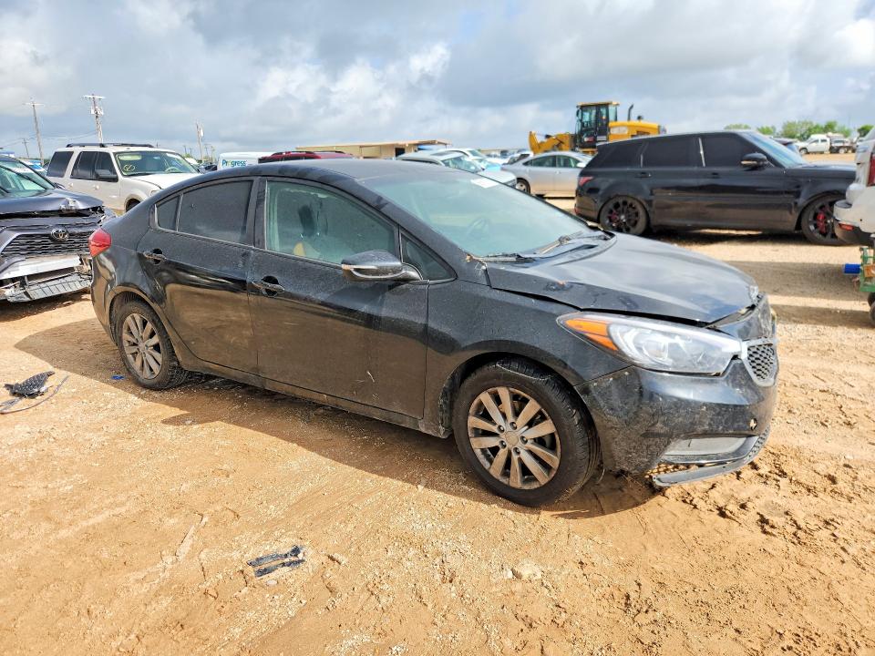 2014 Kia Forte VIN KNAFX4A64E5171129 COPART salvage auction — FRONT END, Tx - Salvage Vehicle Title, sold $900 on 2026-07-02 (photo 4)