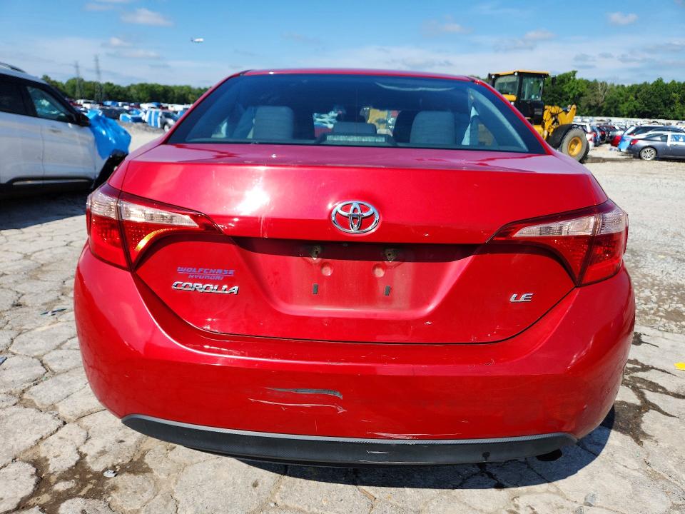 2018 Toyota Corolla VIN 2T1BURHE8JC060682 COPART salvage auction — FRONT END, Tn - Certificate Of Title, sold $1,350 on 2026-07-02 (photo 6)