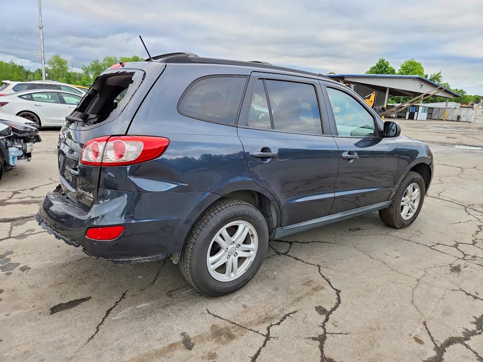 2010 Hyundai Santa fe VIN 5NMSGDAB6AH412887 COPART salvage auction — REAR END, NY - MV-907A SALVAGE CERTIFICATE, sold $1,250 on 2026-07-02 (photo 3)