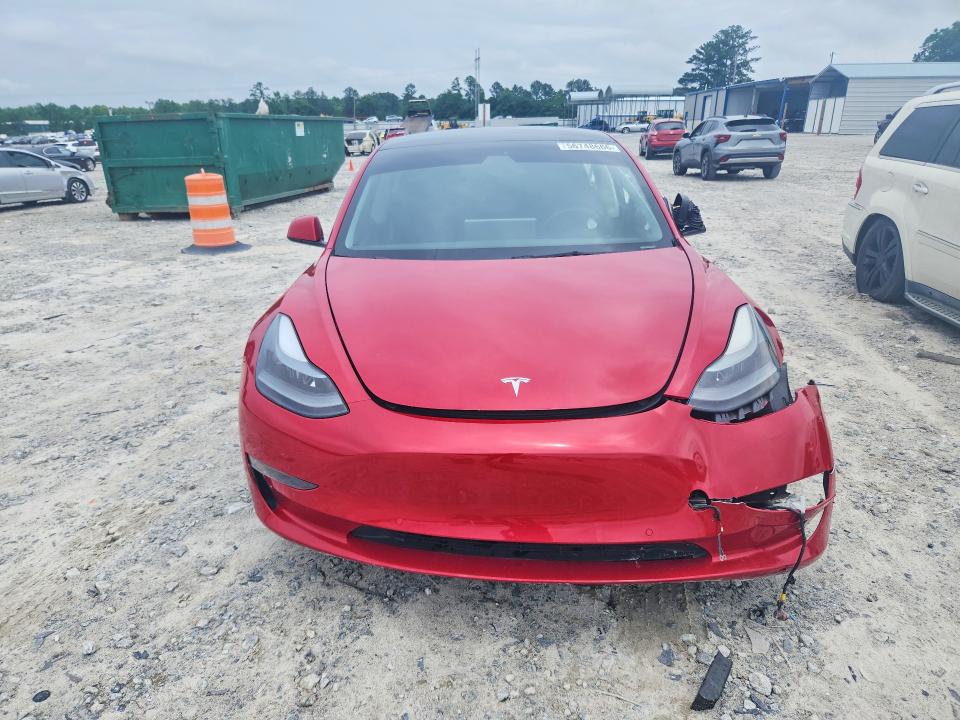 2021 Tesla Model 3 VIN 5YJ3E1EC3MF086953 COPART salvage auction — SIDE, GA - CERT OF TITLE-SALVAGE (P), sold $1,600 on 2026-07-27 (photo 5)