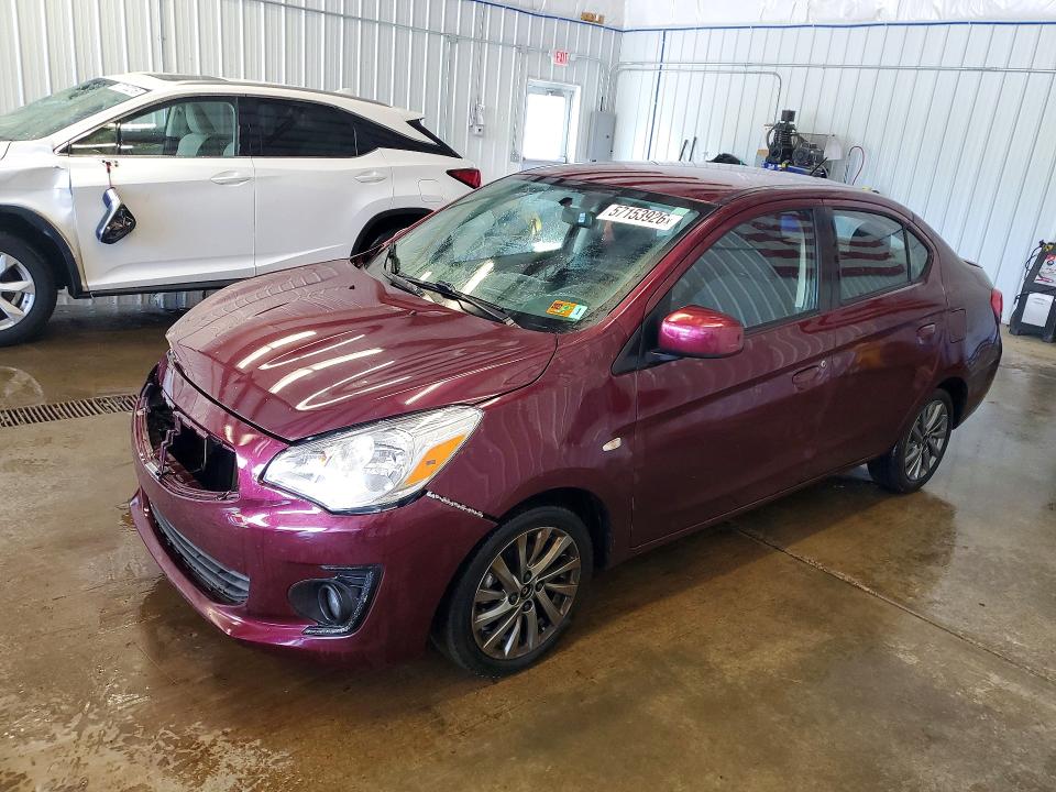 2018 Mitsubishi VIN ML32F3FJ3JHF07184 COPART salvage auction — FRONT END, Pa - Certificate Of Salvage, sold $700 on 2026-07-08 (photo 1)