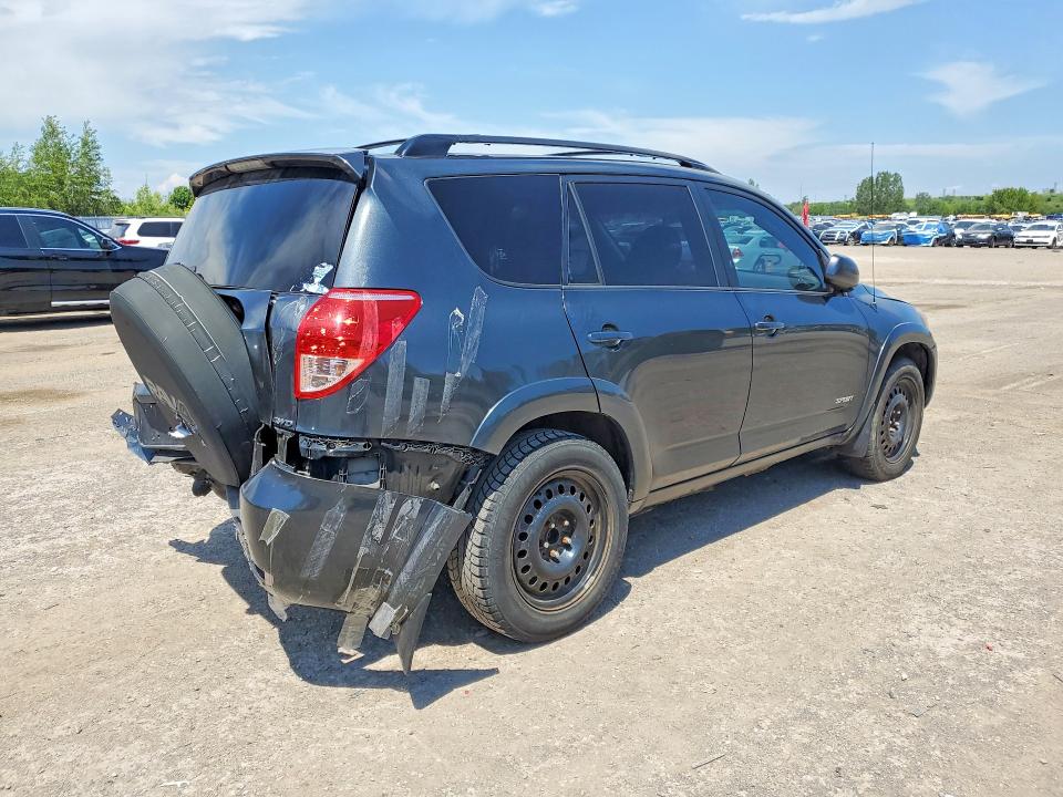 2007 Toyota Rav4 VIN JTMBK32V275029901 COPART salvage auction — REAR END, On - Permit Salvage, sold $975 on 2026-07-07 (photo 3)