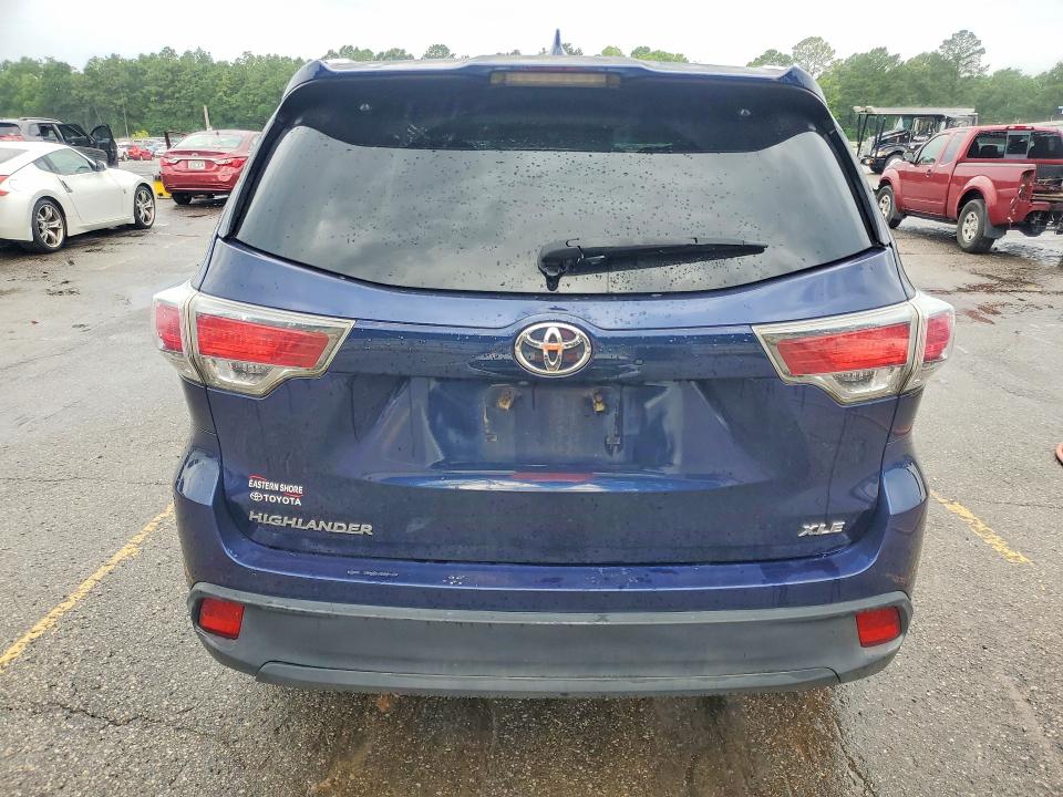 2016 Toyota Highlander VIN 5TDKKRFHXGS174928 COPART salvage auction — SIDE, Al - Cert Of Title-Salvage Title, sold $8,000 on 2026-07-20 (photo 6)