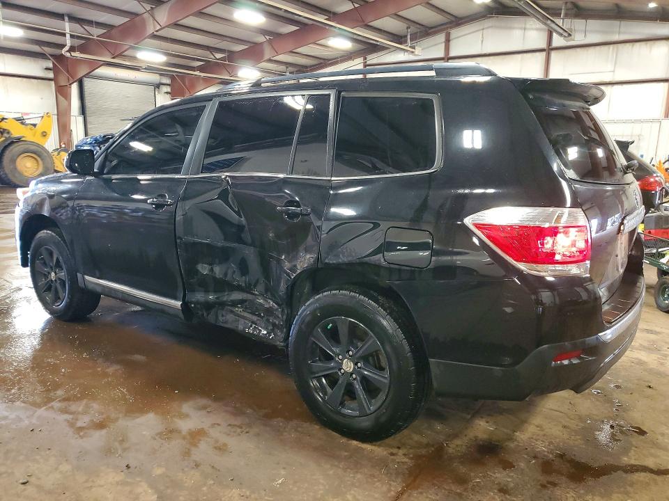 2012 Toyota Highlander VIN 5TDBK3EH3CS132593 COPART salvage auction — SIDE, Mi - Certificate Of Title, sold $3,950 on 2026-07-17 (photo 2)