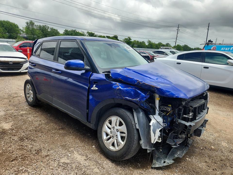 2022 Hyundai Venue VIN KMHRB8A3XNU202820 COPART salvage auction — FRONT END, Tx - Certificate Of Title, sold $90 on 2026-07-28 (photo 4)