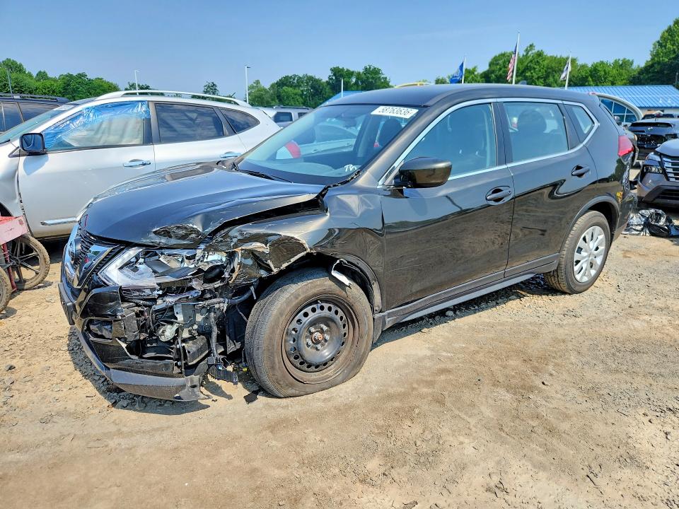 2017 Nissan Rogue VIN KNMAT2MVXHP522280 COPART salvage auction — FRONT END, Ma - Cert Of Title-Salvage, sold $900 on 2026-07-16 (photo 1)