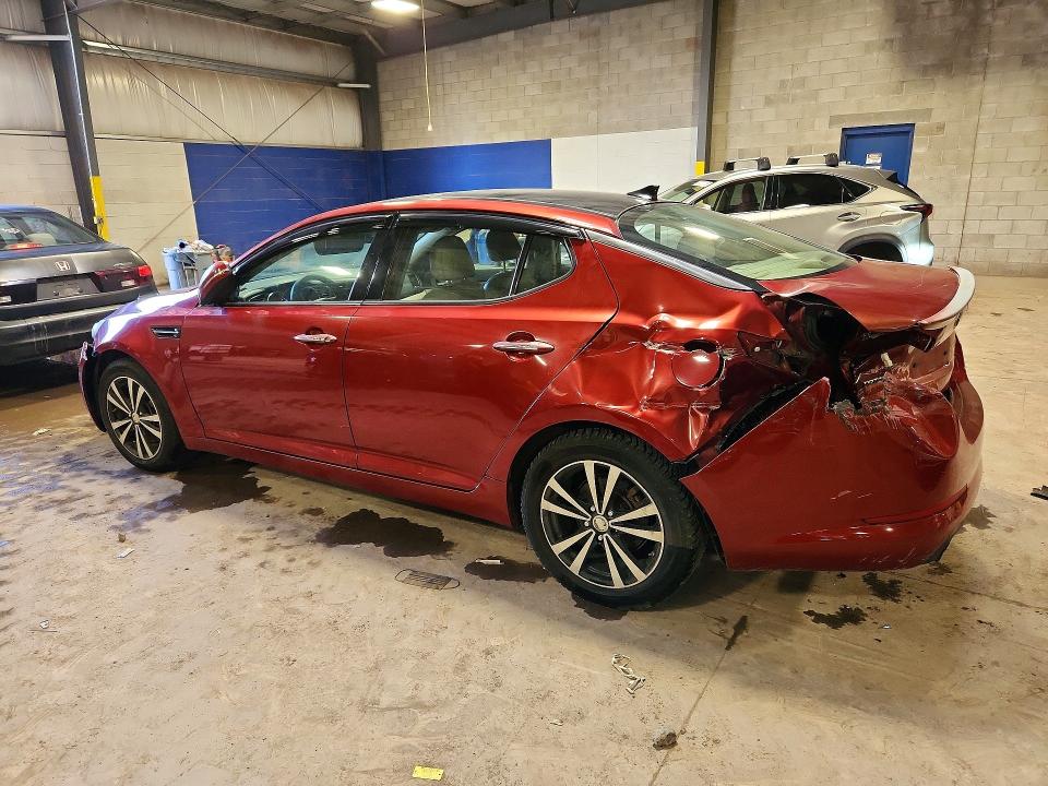 2011 Kia Optima VIN KNAGN4A64B5133048 COPART salvage auction — REAR END, Pa - Certificate Of Salvage, sold $450 on 2026-07-06 (photo 2)
