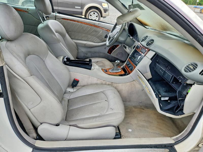2005 Mercedes-benz Clk-klasse VIN WDBTK65G45T045303 COPART salvage auction — Burn Engine, Ga - Salvage/Fire Damage, sold $200 on 2026-07-28 (photo 7)