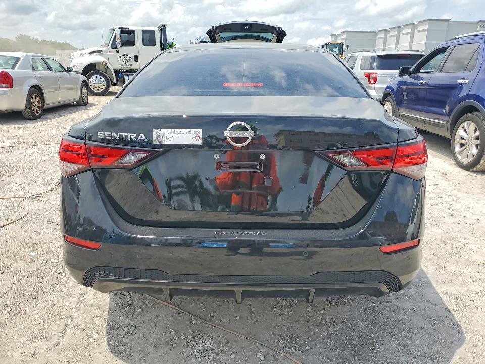 2024 Nissan Sentra VIN 3N1AB8BV5RY250300 COPART salvage auction — FRONT END, Fl - Certificate Of Destruction, sold $1,150 on 2026-07-31 (photo 6)