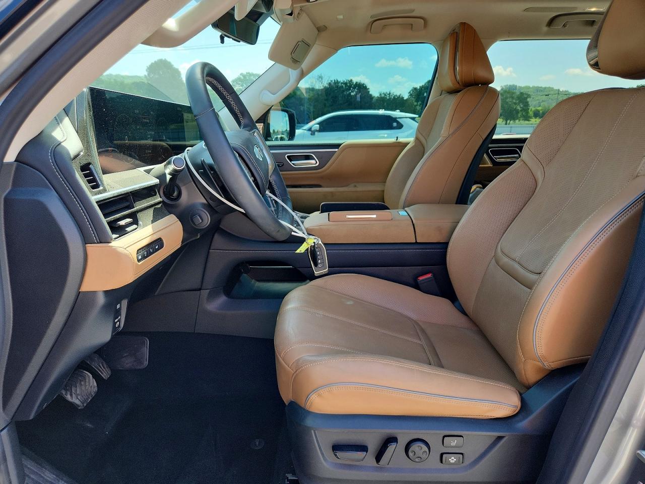 2025 Infiniti QX80 VIN JN8AZ3DBXS9400349 COPART salvage auction — Front End, TN - SALVAGE CERTIFICATE, sold $43,000 on 2026-06-29 (photo 7)