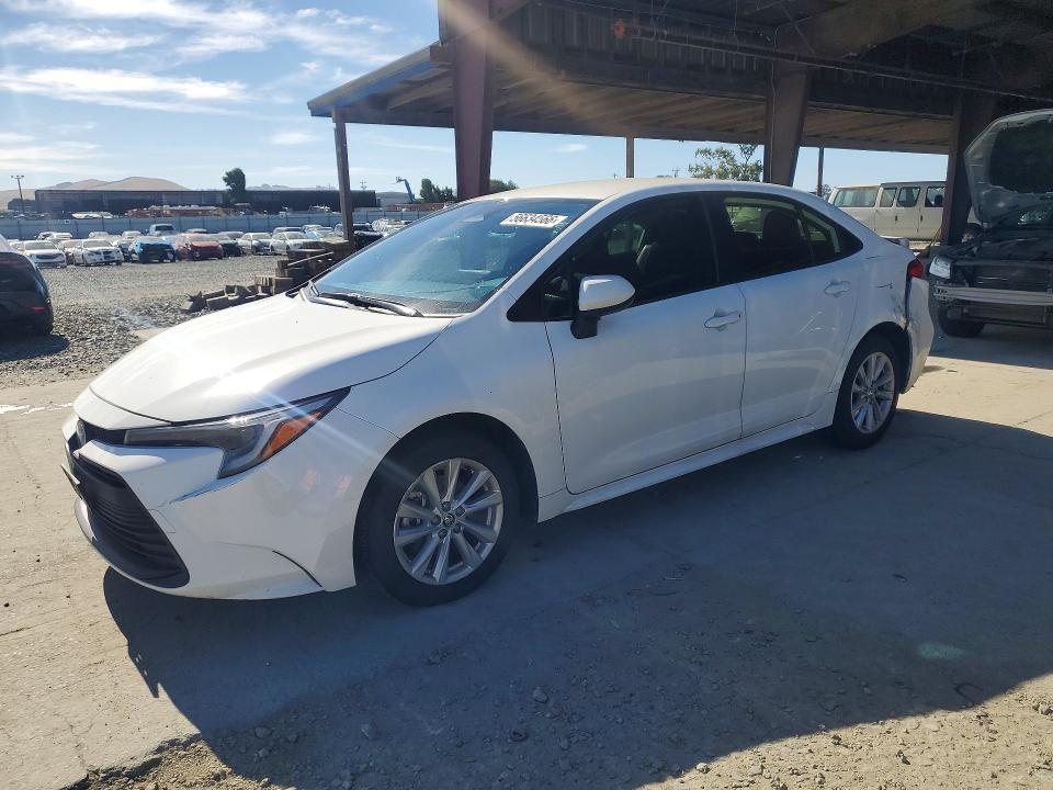 2024 Toyota Corolla VIN JTDBCMFE6R3047104 COPART salvage auction — REAR END, Ca - Salvage Certificate, sold $7,300 on 2026-07-02 (photo 1)