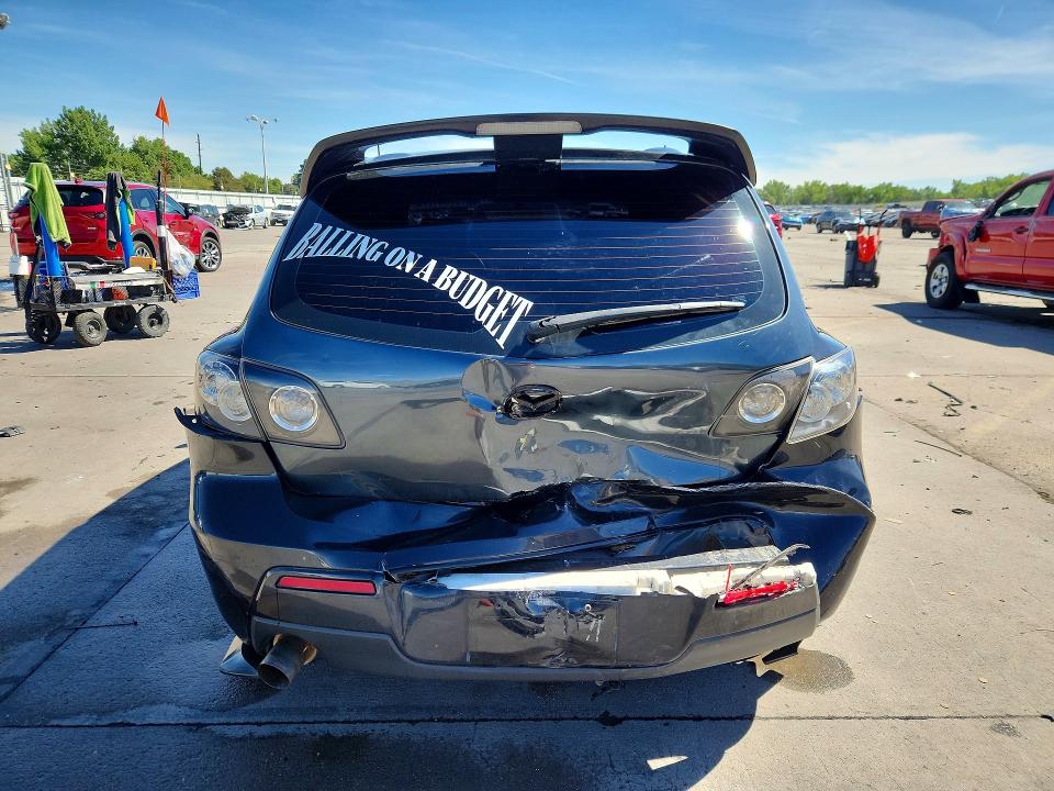 2007 Mazda 3 VIN JM1BK343471635980 COPART salvage auction — REAR END, Co - Public - Salvage Title, sold $325 on 2026-07-27 (photo 6)