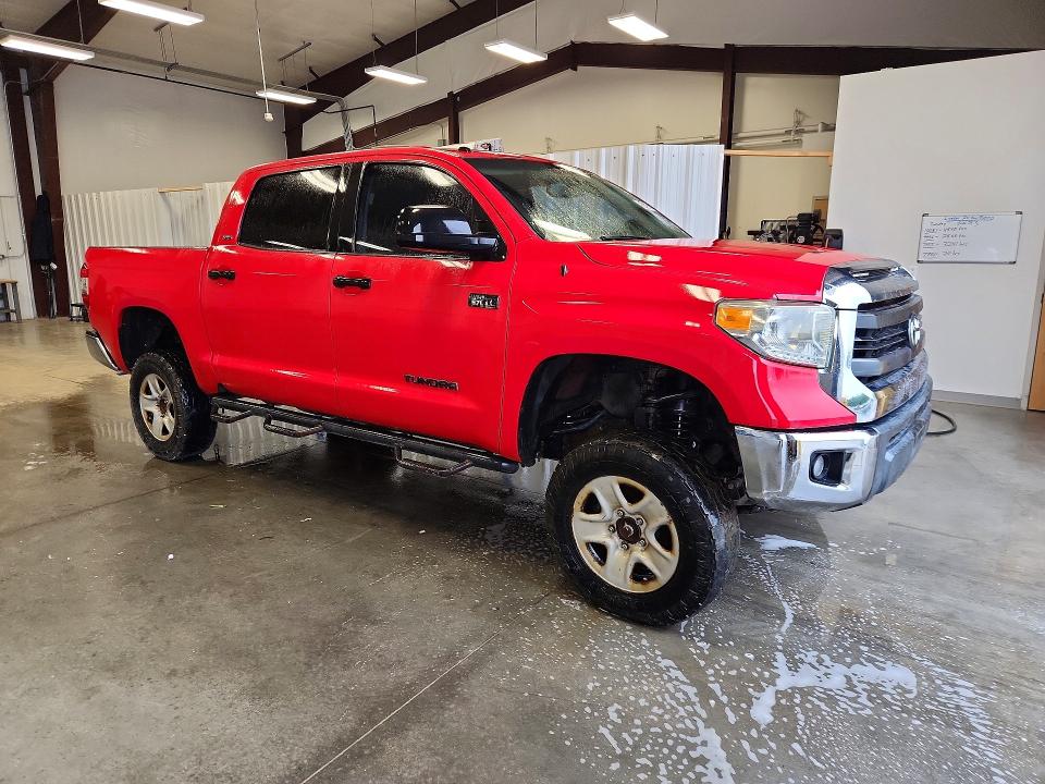 2014 Toyota Tundra VIN 5TFDW5F12EX377943 COPART salvage auction — MECHANICAL, Tx - Certificate Of Title, sold $7,300 on 2026-07-07 (photo 4)