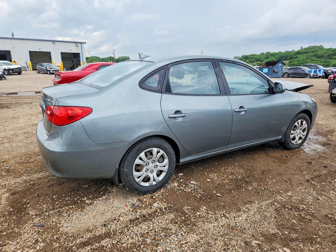 2010 Hyundai Elantra VIN KMHDU4AD3AU939745 COPART salvage auction — Front End, IL - SALVAGE CERTIFICATE, sold $400 on 2026-07-10 (photo 3)