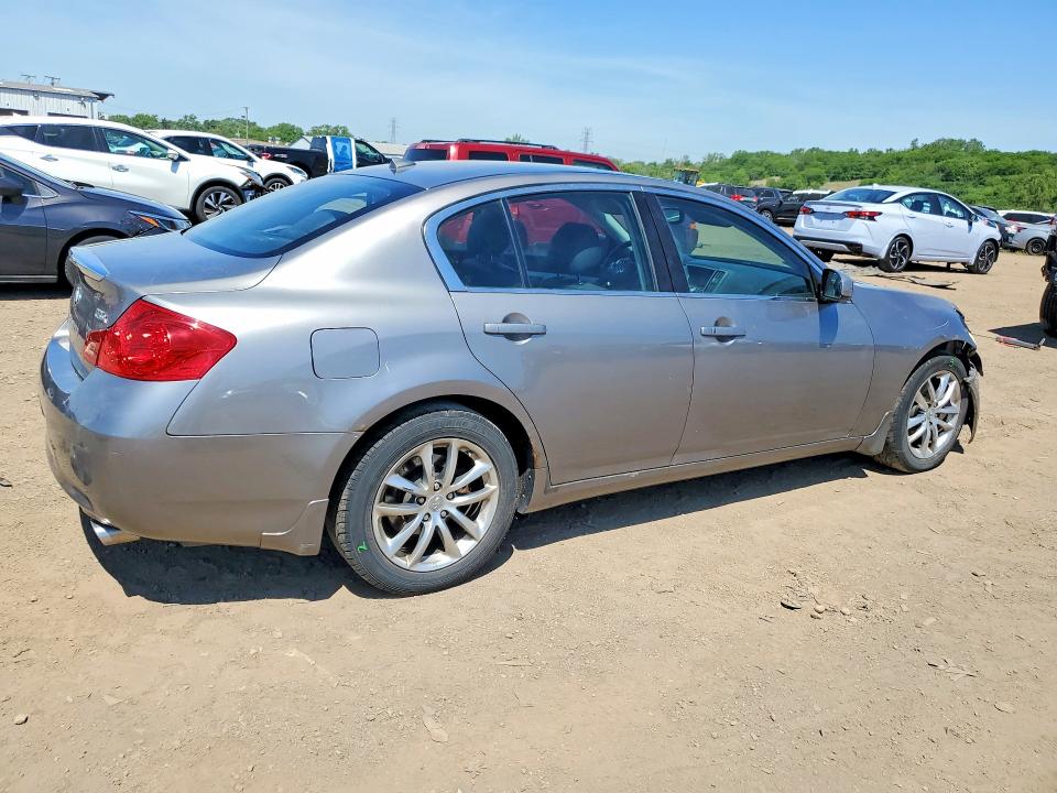 2008 Infiniti G35 VIN JNKBV61F98M263770 COPART salvage auction — FRONT END, Il - Salvage Certificate, sold $1,700 on 2026-07-08 (photo 3)