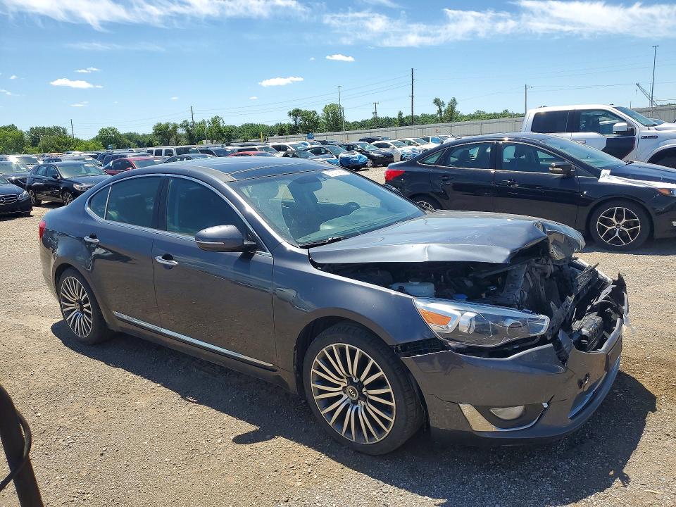2015 Kia Cadenza VIN KNALN4D70F5177105 COPART salvage auction — FRONT END, Ia - Cert Of Title-Salvage Title, sold $850 on 2026-07-24 (photo 4)