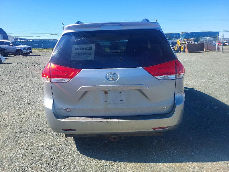 2011 Toyota Sienna VIN 5TDKK3DC6BS054721 COPART salvage auction — FRONT END, Nl - Salvage Brand, sold $1,600 on 2026-07-16 (photo 6)