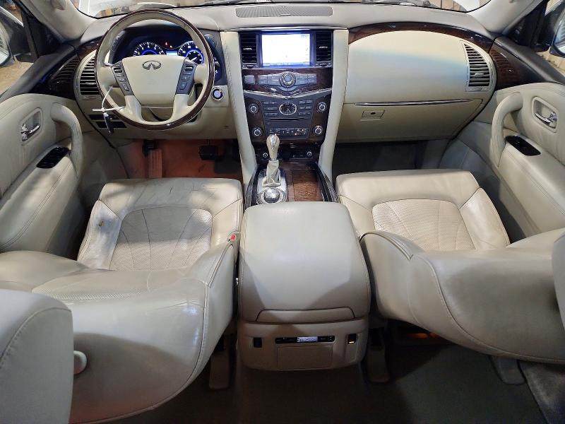2012 Infiniti Qx56 VIN JN8AZ2NC7C9317643 COPART salvage auction — SIDE, Pa - Certificate Of Salvage, sold $2,550 on 2026-07-10 (photo 8)
