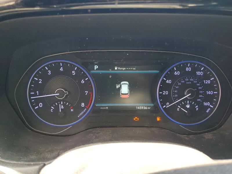 2020 Hyundai VIN KM8R34HE8LU083661 COPART salvage auction — FRONT END, Ca - Salvage Certificate, sold $4,100 on 2026-07-17 (photo 9)