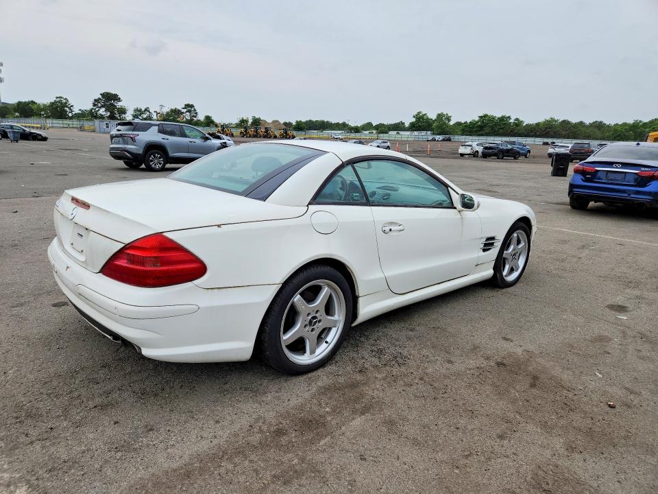 2003 Mercedes-benz Sl-class VIN WDBSK75F33F034765 COPART salvage auction — MECHANICAL, Ny - Cert Of Title-Rebuilt Salvage, sold $2,250 on 2026-07-27 (photo 3)