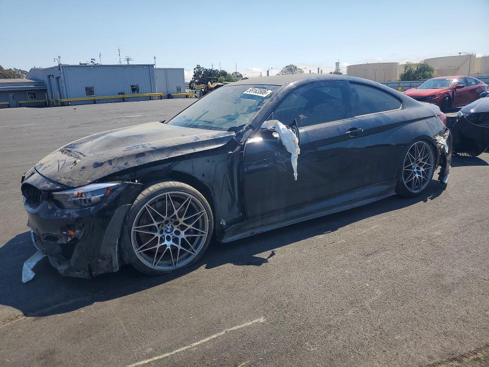2018 BMW M4 VIN WBS4Y9C58JAA85506 COPART salvage auction — VANDALISM, CA - SALVAGE CERTIFICATE, sold $5,000 on 2026-07-29 (photo 1)
