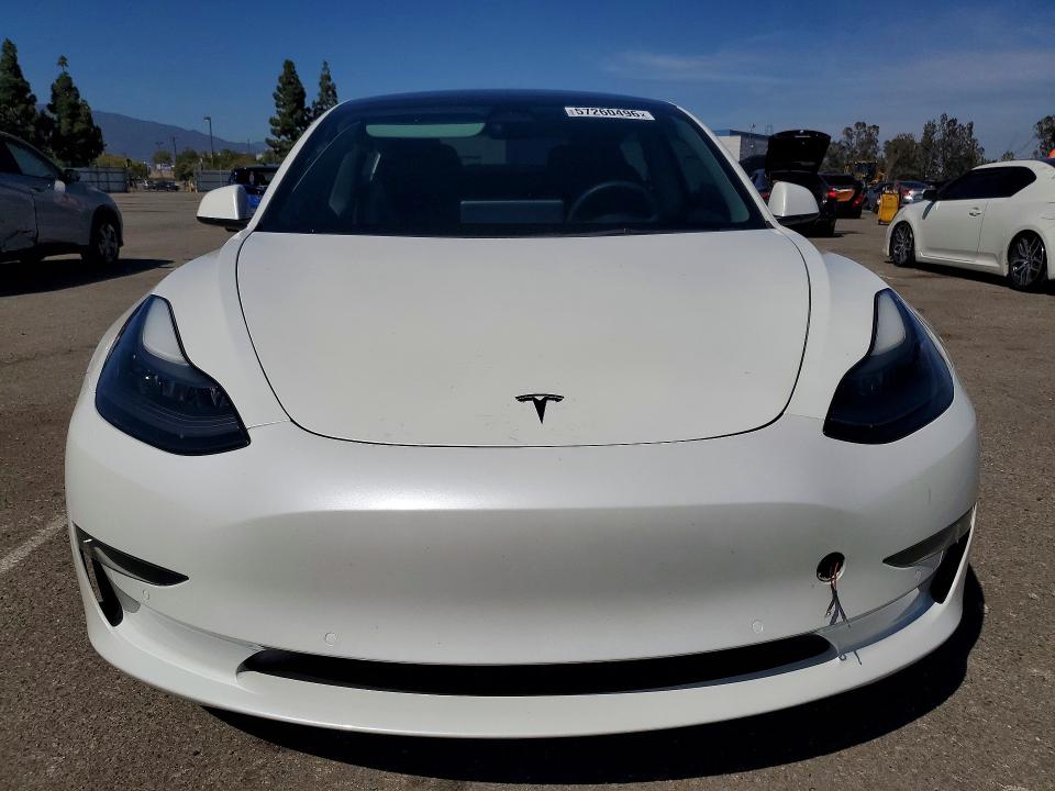 2022 Tesla Model 3 VIN 5YJ3E1EA3NF331458 COPART salvage auction — SIDE, Ca - Salvage Certificate, sold $7,800 on 2026-07-28 (photo 5)