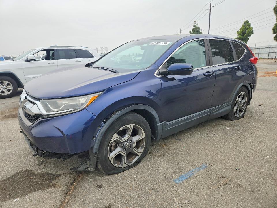 2019 Honda Cr-v VIN 5J6RW1H59KA022887 COPART salvage auction — FRONT END, Ca - Salvage Certificate, sold $10,000 on 2026-07-30 (photo 1)