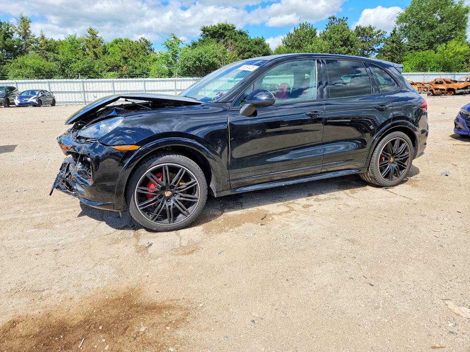 2014 Porsche Cayenne VIN WP1AD2A23ELA74263 COPART salvage auction — FRONT END, Il - Salvage Certificate, sold $2,950 on 2026-08-10 (photo 1)