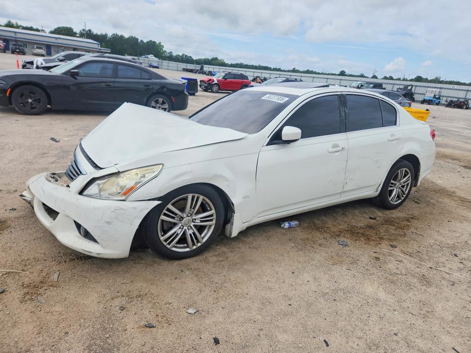 2012 Infiniti VIN JN1DV6APXCM811757 COPART salvage auction — FRONT END, Sc - Cert Of Title-Salvage, sold $275 on 2026-07-27 (photo 1)