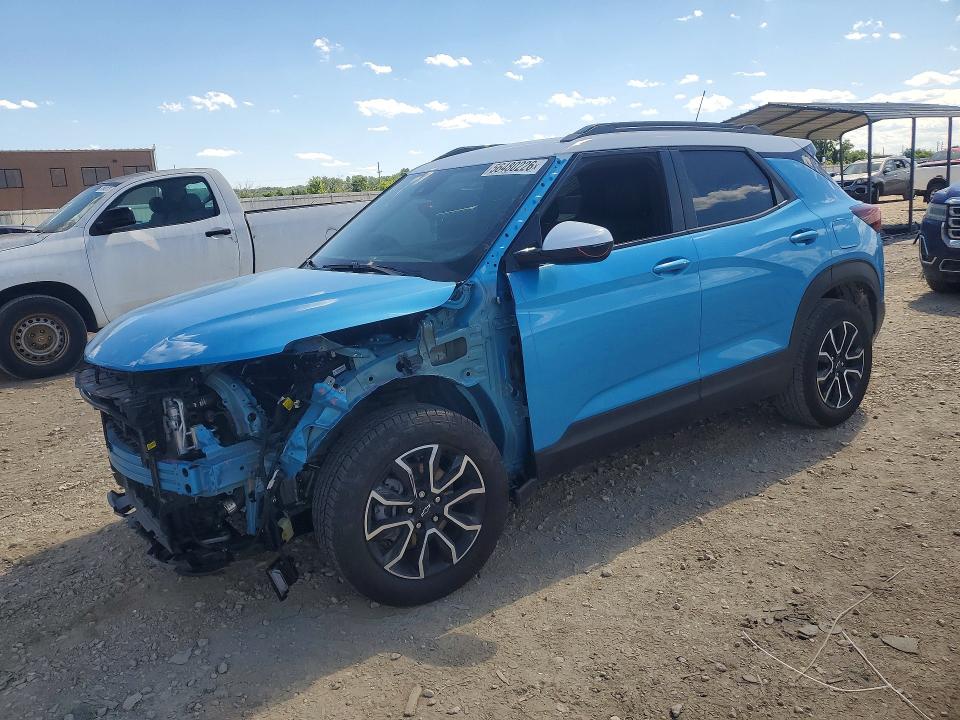 2025 Chevrolet Trailblazer VIN KL79MVSL0SB096166 COPART salvage auction — FRONT END, Mo - Salvage Certificate Of Title, sold $7,200 on 2026-07-30 (photo 1)