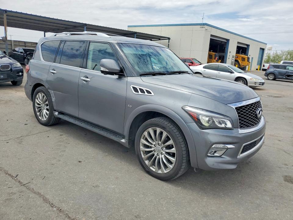 2017 Infiniti VIN JN8AZ2ND1H9830838 COPART salvage auction — SIDE, Tx - Salvage Vehicle Title, sold $4,550 on 2026-07-10 (photo 4)
