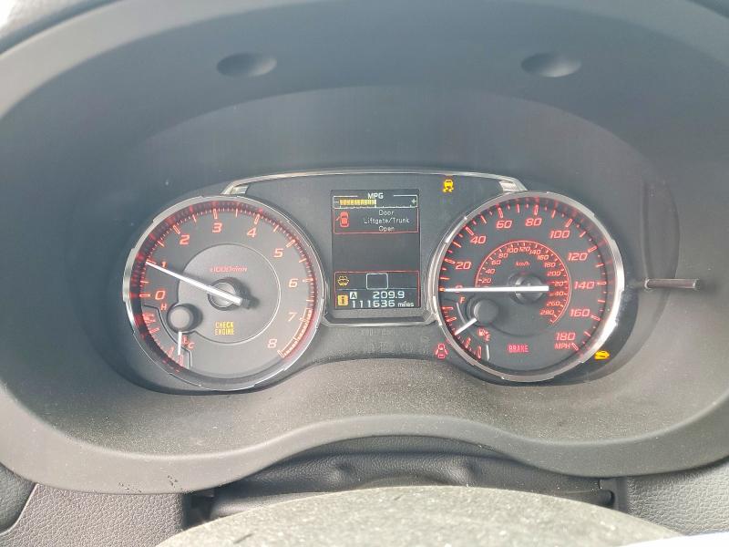 2015 Subaru Wrx VIN JF1VA1G61F9810265 COPART salvage auction — REAR END, Ca - Dis/Dlr/Exp Only Clean Title (P), sold $5,200 on 2026-07-21 (photo 9)