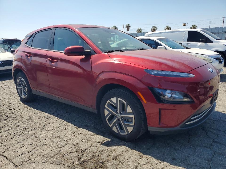 2023 Hyundai Kona VIN KM8K23AG7PU184836 COPART salvage auction — MECHANICAL, Ca - Salvage Certificate, sold $6,100 on 2026-07-02 (photo 4)