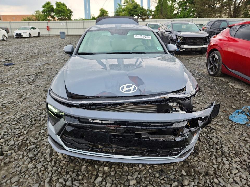 2025 Hyundai Sonata VIN KMHL24JA9SA484863 COPART salvage auction — FRONT END, Nj - Cert Of Title-Salvage, sold $6,500 on 2026-07-20 (photo 5)