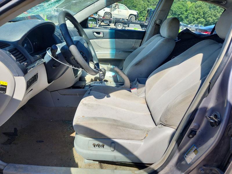 2008 Hyundai Sonata VIN 5NPET46C18H378946 COPART salvage auction — FRONT END, Ms - Cert Of Title-Salvaged, sold $275 on 2026-07-17 (photo 7)