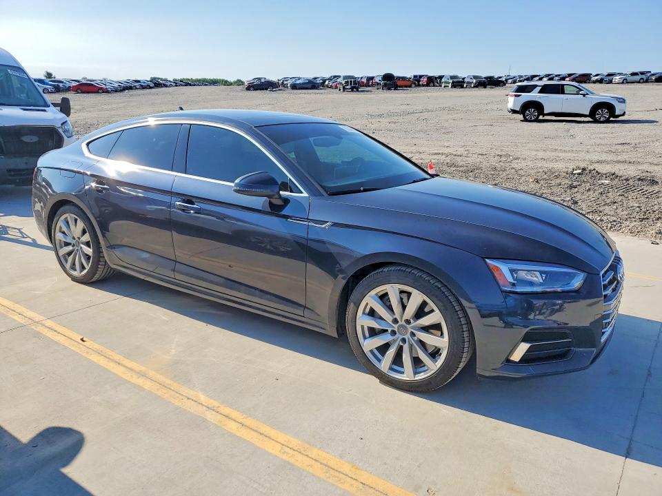 2018 Audi A5 VIN WAUBNCF55JA129763 COPART salvage auction — FRONT END, Ky - Cert Of Title-Salvage, sold $10,800 on 2026-07-23 (photo 4)