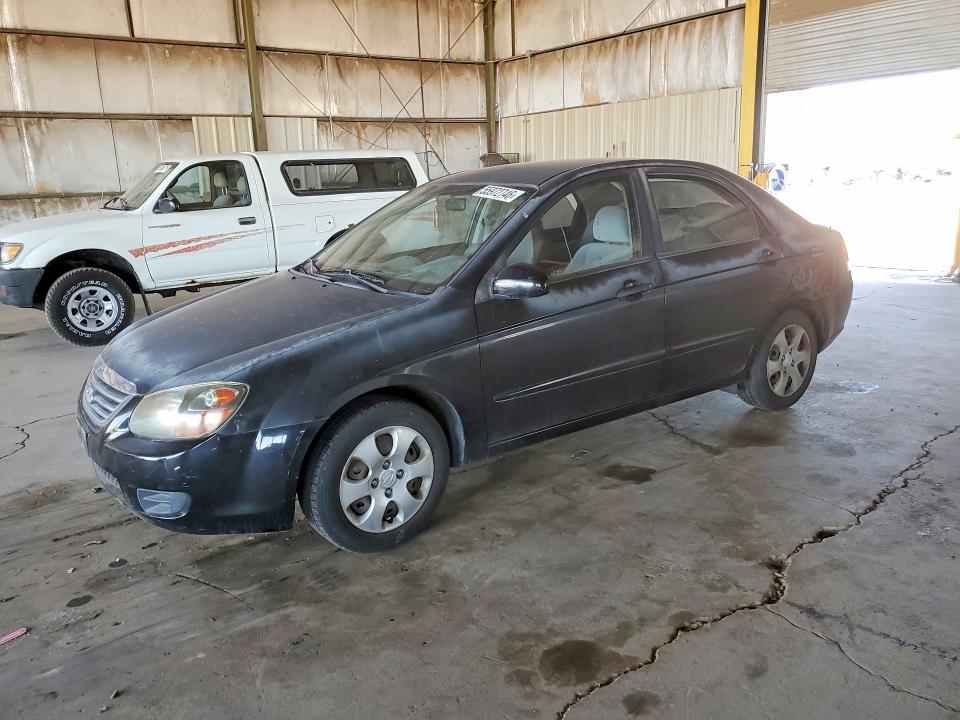 2009 Kia Spectra VIN KNAFE222995662324 — COPART salvage auction photo