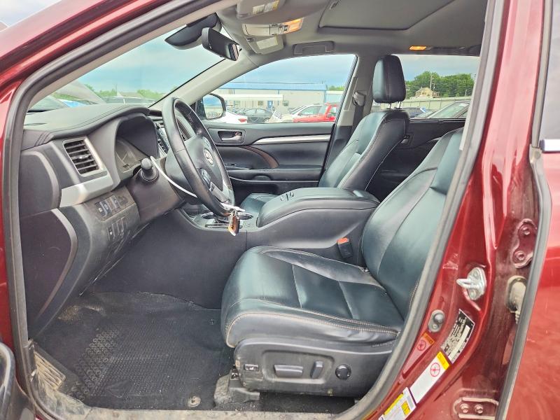 2018 Toyota VIN 5TDJZRFH6JS888120 COPART salvage auction — FRONT END, Pa - Certificate Of Salvage, sold $9,300 on 2026-07-17 (photo 7)